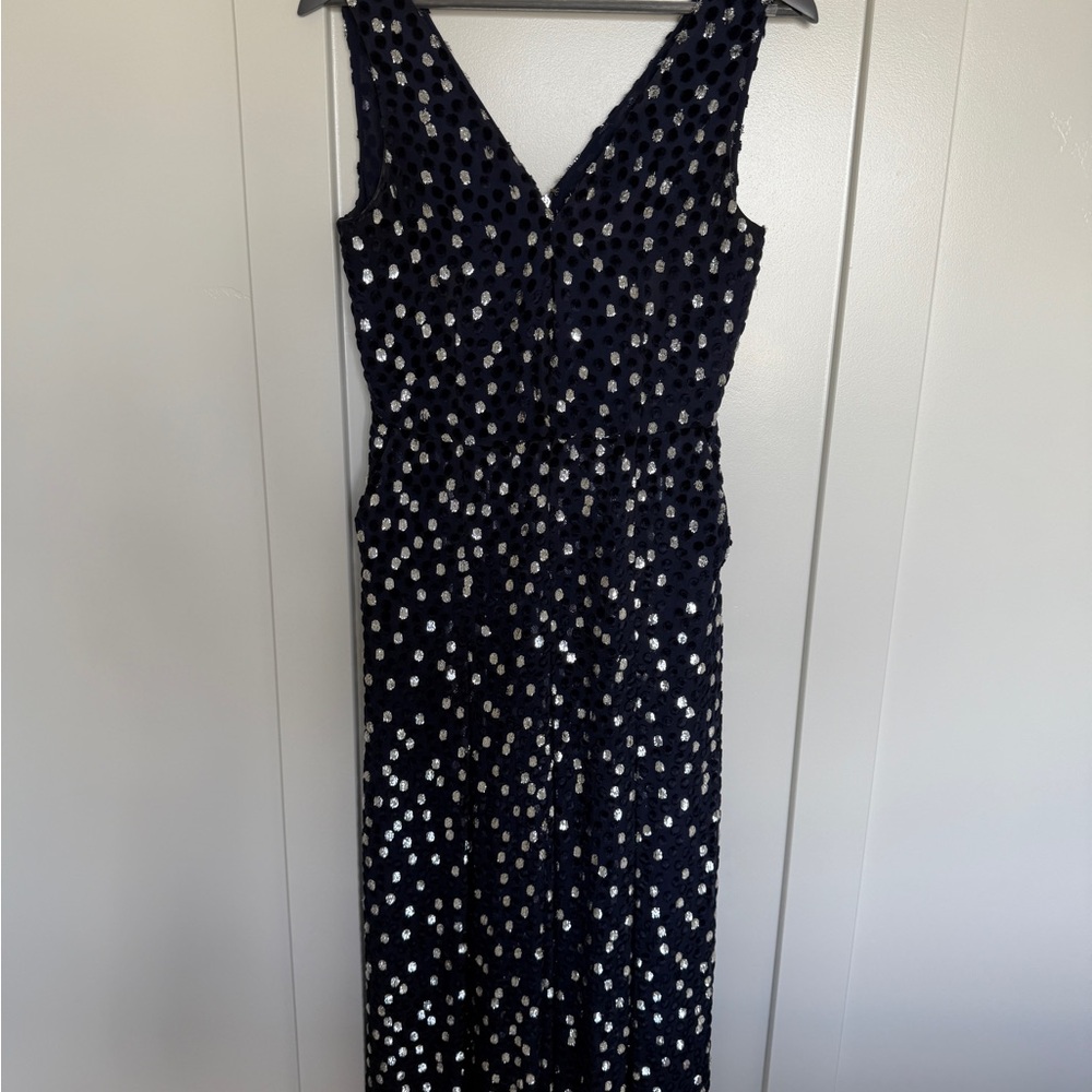 Elegant Black and Silver Sequin Dress